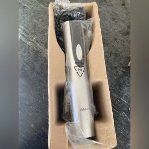 Oster Silver Chrome Electric Wine Bottle Opener & Foil Cutter Model FPSTBW8207-S